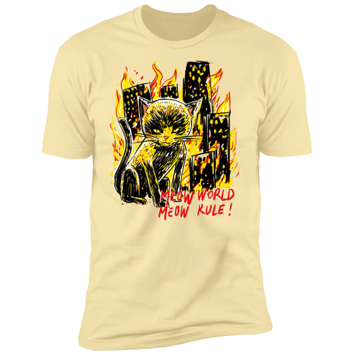 T-Shirts Banana Cream / S My World Men's Premium T-Shirt