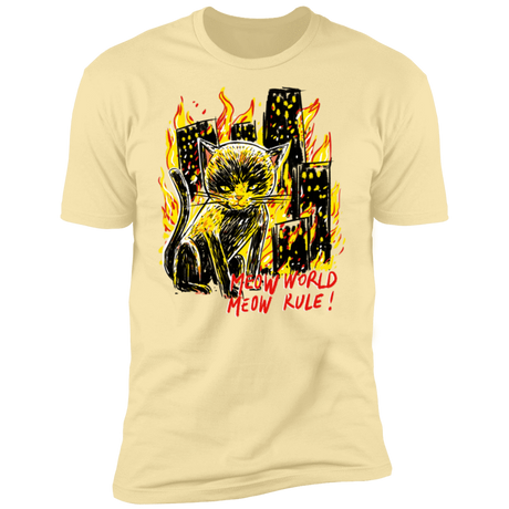 T-Shirts Banana Cream / S My World Men's Premium T-Shirt