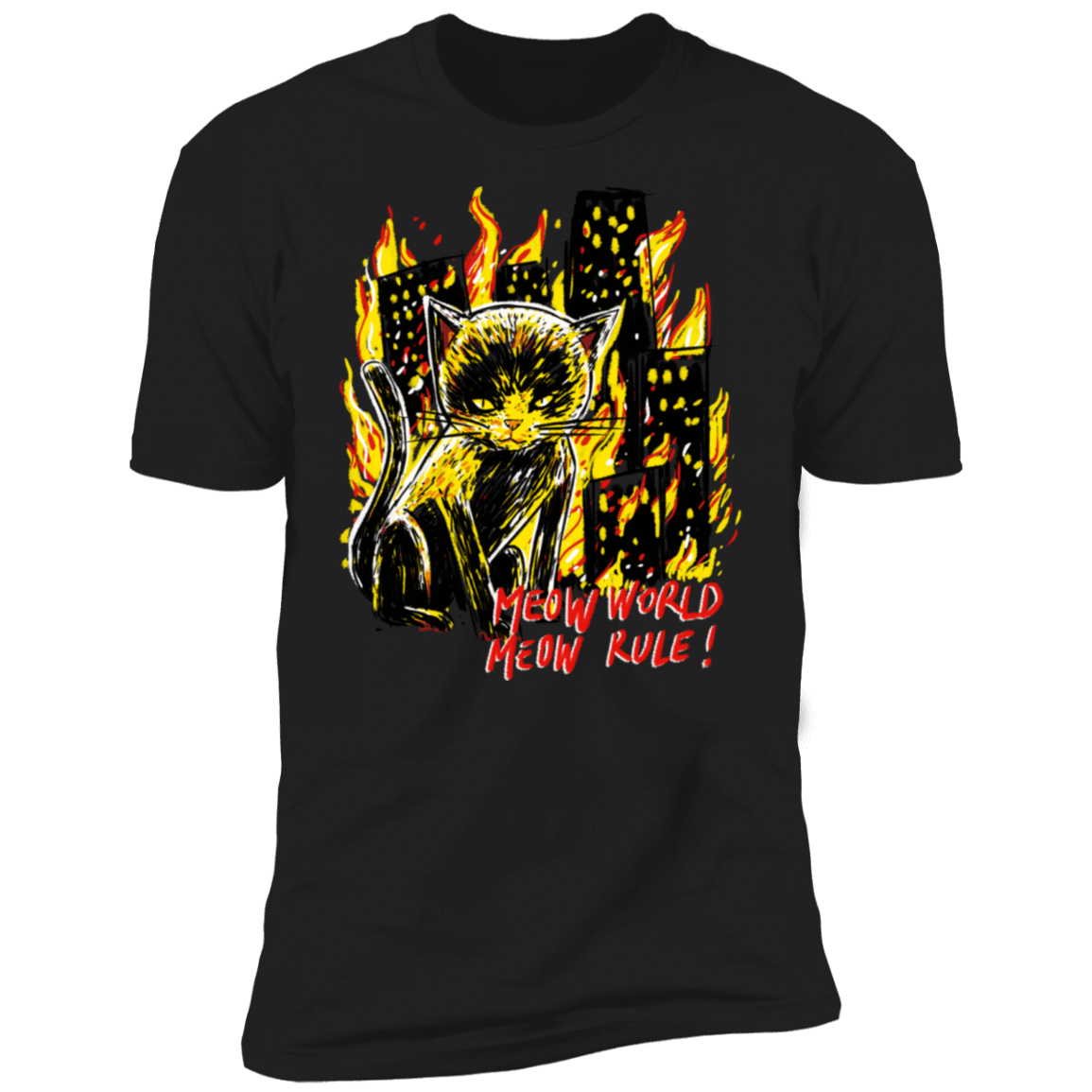 T-Shirts Black / S My World Men's Premium T-Shirt