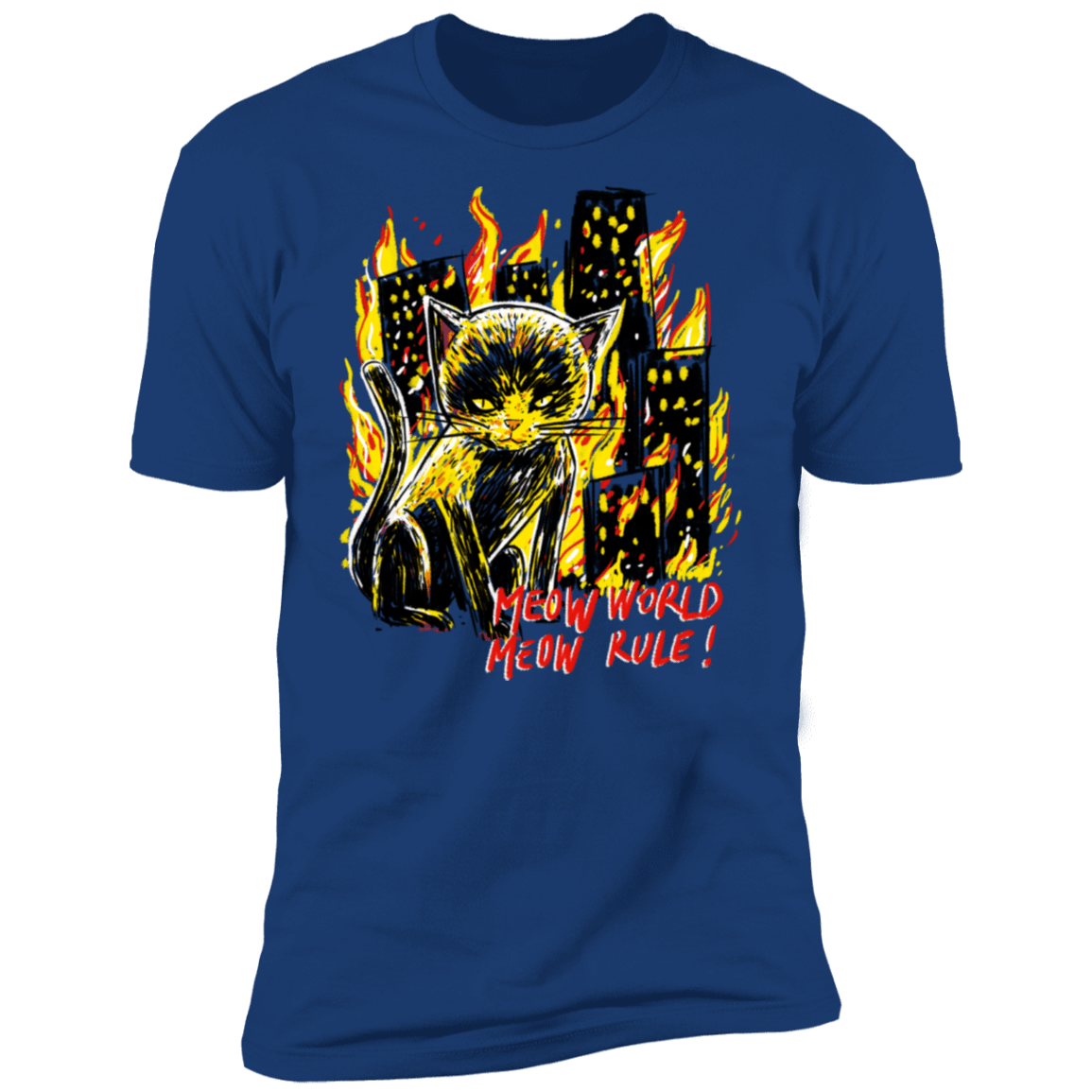 T-Shirts Royal / S My World Men's Premium T-Shirt