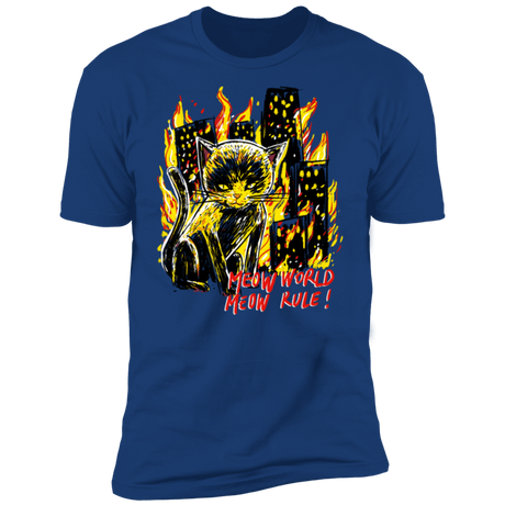 T-Shirts Royal / S My World Men's Premium T-Shirt