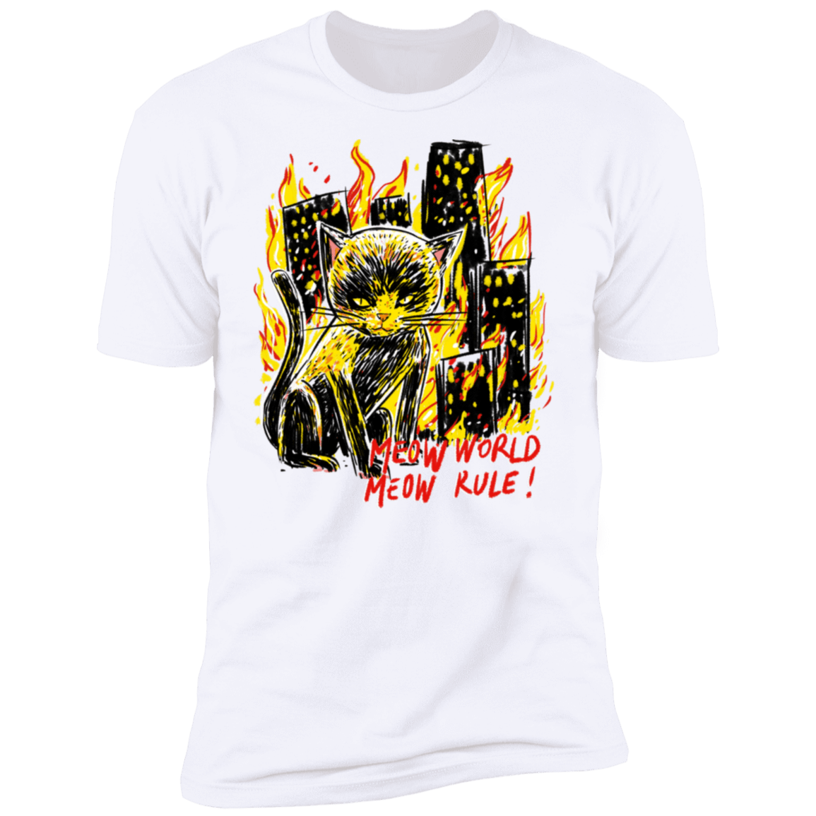 T-Shirts White / S My World Men's Premium T-Shirt