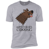 T-Shirts Heather Grey / YXS Mysteries Are Coming Boys Premium T-Shirt