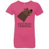 T-Shirts Hot Pink / YXS Mysteries Are Coming Girls Premium T-Shirt