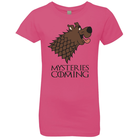 T-Shirts Hot Pink / YXS Mysteries Are Coming Girls Premium T-Shirt