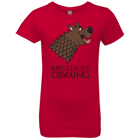 T-Shirts Red / YXS Mysteries Are Coming Girls Premium T-Shirt