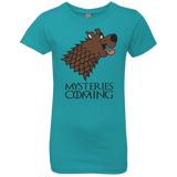 T-Shirts Tahiti Blue / YXS Mysteries Are Coming Girls Premium T-Shirt