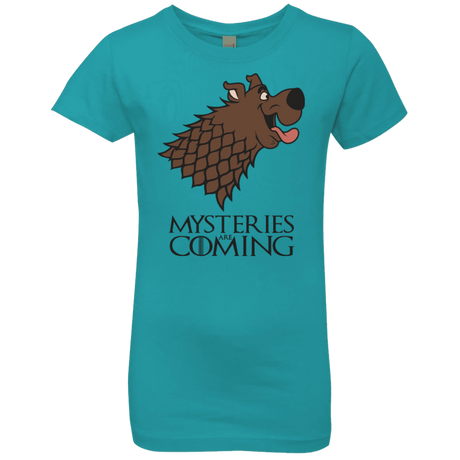 T-Shirts Tahiti Blue / YXS Mysteries Are Coming Girls Premium T-Shirt