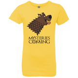 T-Shirts Vibrant Yellow / YXS Mysteries Are Coming Girls Premium T-Shirt