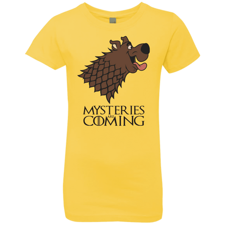 T-Shirts Vibrant Yellow / YXS Mysteries Are Coming Girls Premium T-Shirt