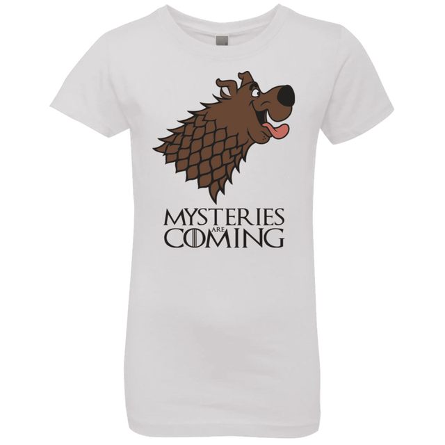 T-Shirts White / YXS Mysteries Are Coming Girls Premium T-Shirt