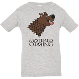 T-Shirts Heather Grey / 6 Months Mysteries Are Coming Infant Premium T-Shirt