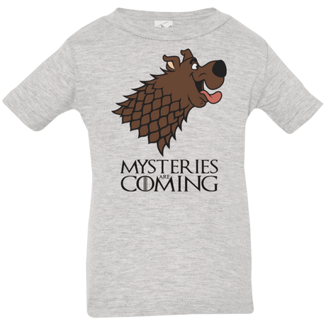 T-Shirts Heather Grey / 6 Months Mysteries Are Coming Infant Premium T-Shirt