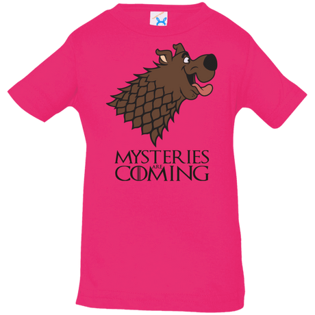 T-Shirts Hot Pink / 6 Months Mysteries Are Coming Infant Premium T-Shirt