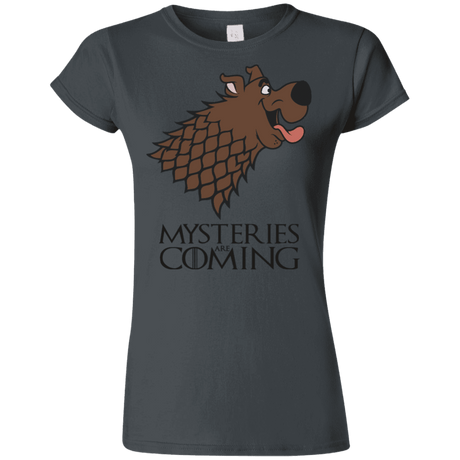 T-Shirts Charcoal / S Mysteries Are Coming Junior Slimmer-Fit T-Shirt