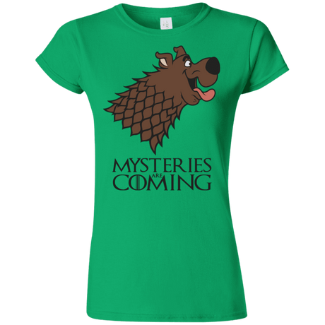 T-Shirts Irish Green / S Mysteries Are Coming Junior Slimmer-Fit T-Shirt