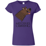 T-Shirts Purple / S Mysteries Are Coming Junior Slimmer-Fit T-Shirt