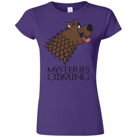 T-Shirts Purple / S Mysteries Are Coming Junior Slimmer-Fit T-Shirt