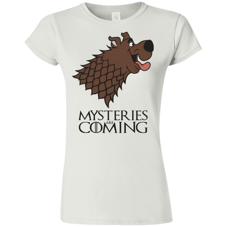 T-Shirts White / S Mysteries Are Coming Junior Slimmer-Fit T-Shirt