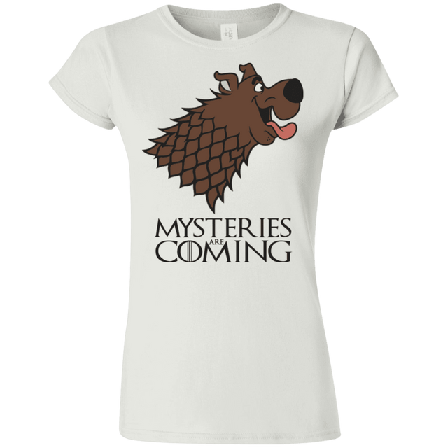 T-Shirts White / S Mysteries Are Coming Junior Slimmer-Fit T-Shirt