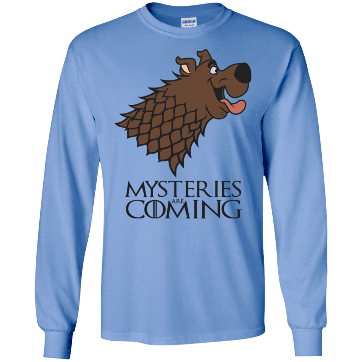 T-Shirts Carolina Blue / S Mysteries Are Coming Men's Long Sleeve T-Shirt