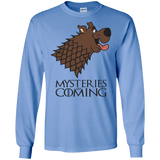 T-Shirts Carolina Blue / S Mysteries Are Coming Men's Long Sleeve T-Shirt