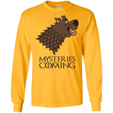 T-Shirts Gold / S Mysteries Are Coming Men's Long Sleeve T-Shirt