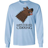 T-Shirts Light Blue / S Mysteries Are Coming Men's Long Sleeve T-Shirt