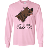 T-Shirts Light Pink / S Mysteries Are Coming Men's Long Sleeve T-Shirt