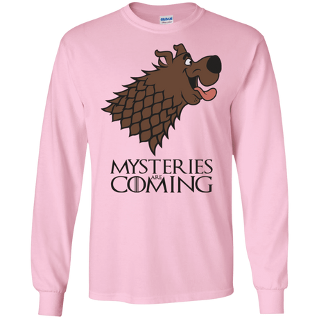 T-Shirts Light Pink / S Mysteries Are Coming Men's Long Sleeve T-Shirt