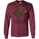 T-Shirts Maroon / S Mysteries Are Coming Men's Long Sleeve T-Shirt