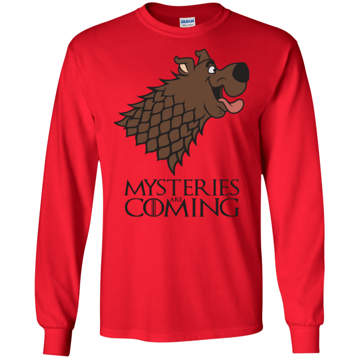 T-Shirts Red / S Mysteries Are Coming Men's Long Sleeve T-Shirt