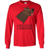 T-Shirts Red / S Mysteries Are Coming Men's Long Sleeve T-Shirt