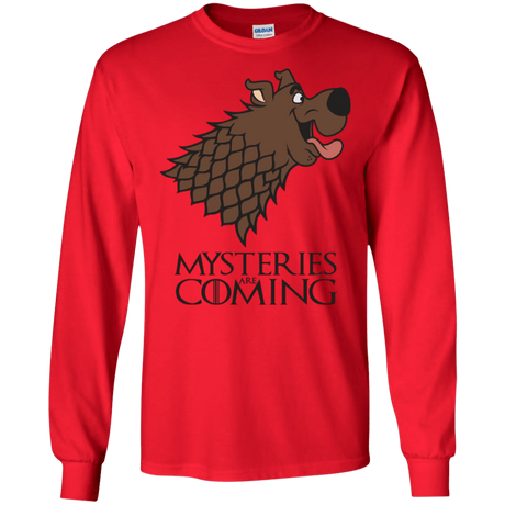 T-Shirts Red / S Mysteries Are Coming Men's Long Sleeve T-Shirt