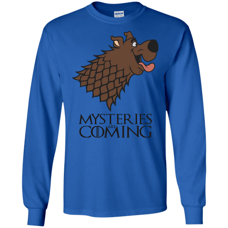 T-Shirts Royal / S Mysteries Are Coming Men's Long Sleeve T-Shirt