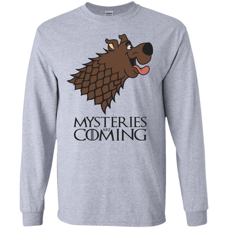 T-Shirts Sport Grey / S Mysteries Are Coming Men's Long Sleeve T-Shirt