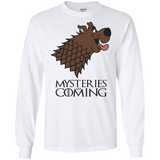 T-Shirts White / S Mysteries Are Coming Men's Long Sleeve T-Shirt