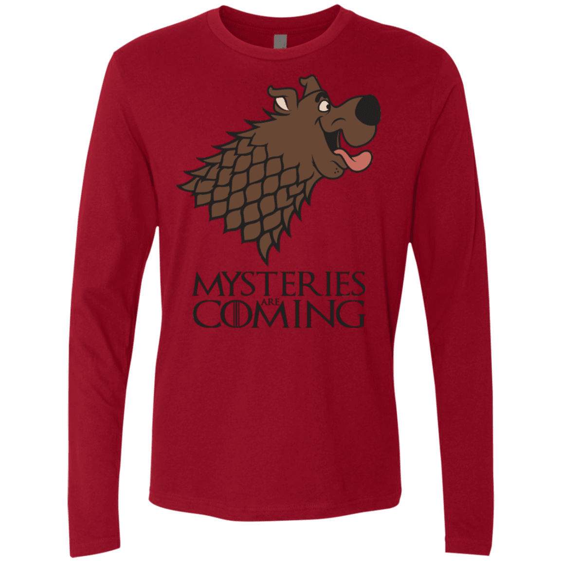 T-Shirts Cardinal / S Mysteries Are Coming Men's Premium Long Sleeve