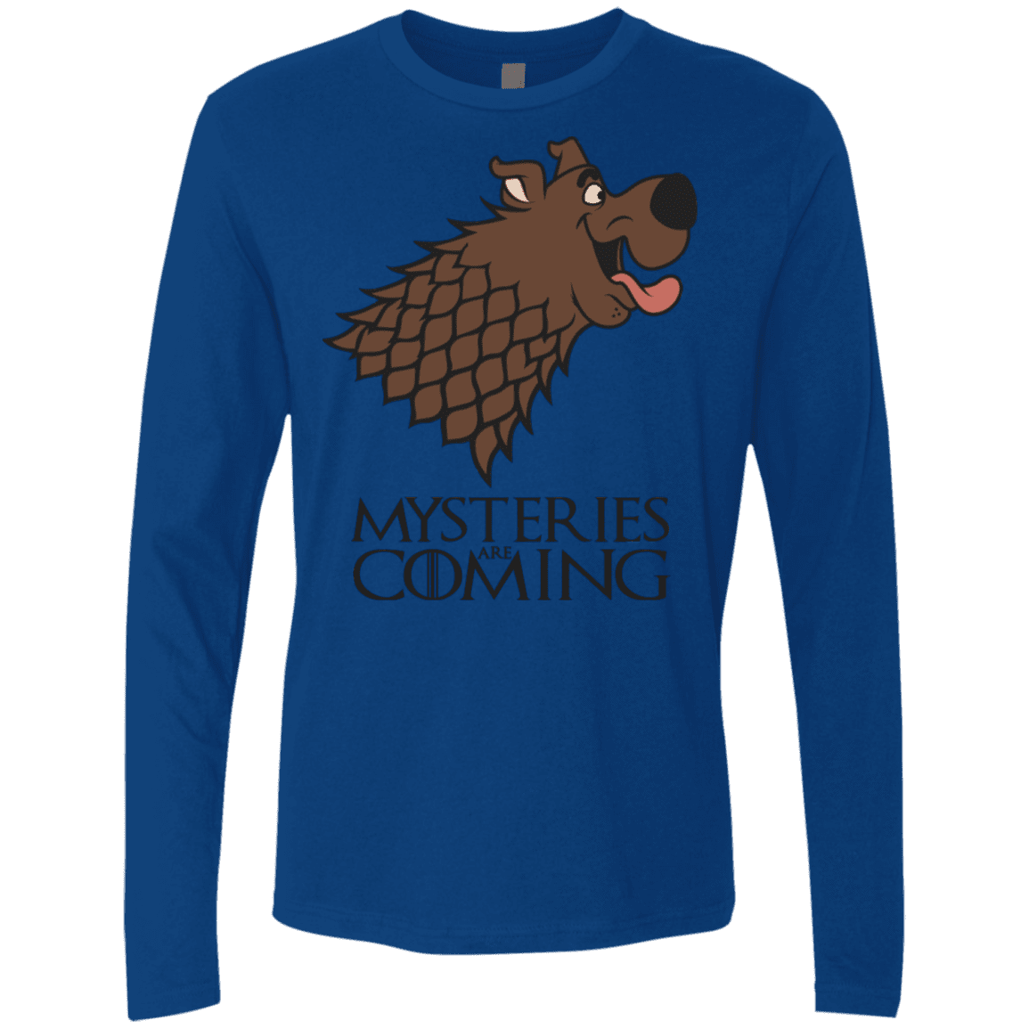 T-Shirts Royal / S Mysteries Are Coming Men's Premium Long Sleeve