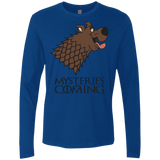 T-Shirts Royal / S Mysteries Are Coming Men's Premium Long Sleeve