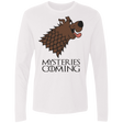 T-Shirts White / S Mysteries Are Coming Men's Premium Long Sleeve