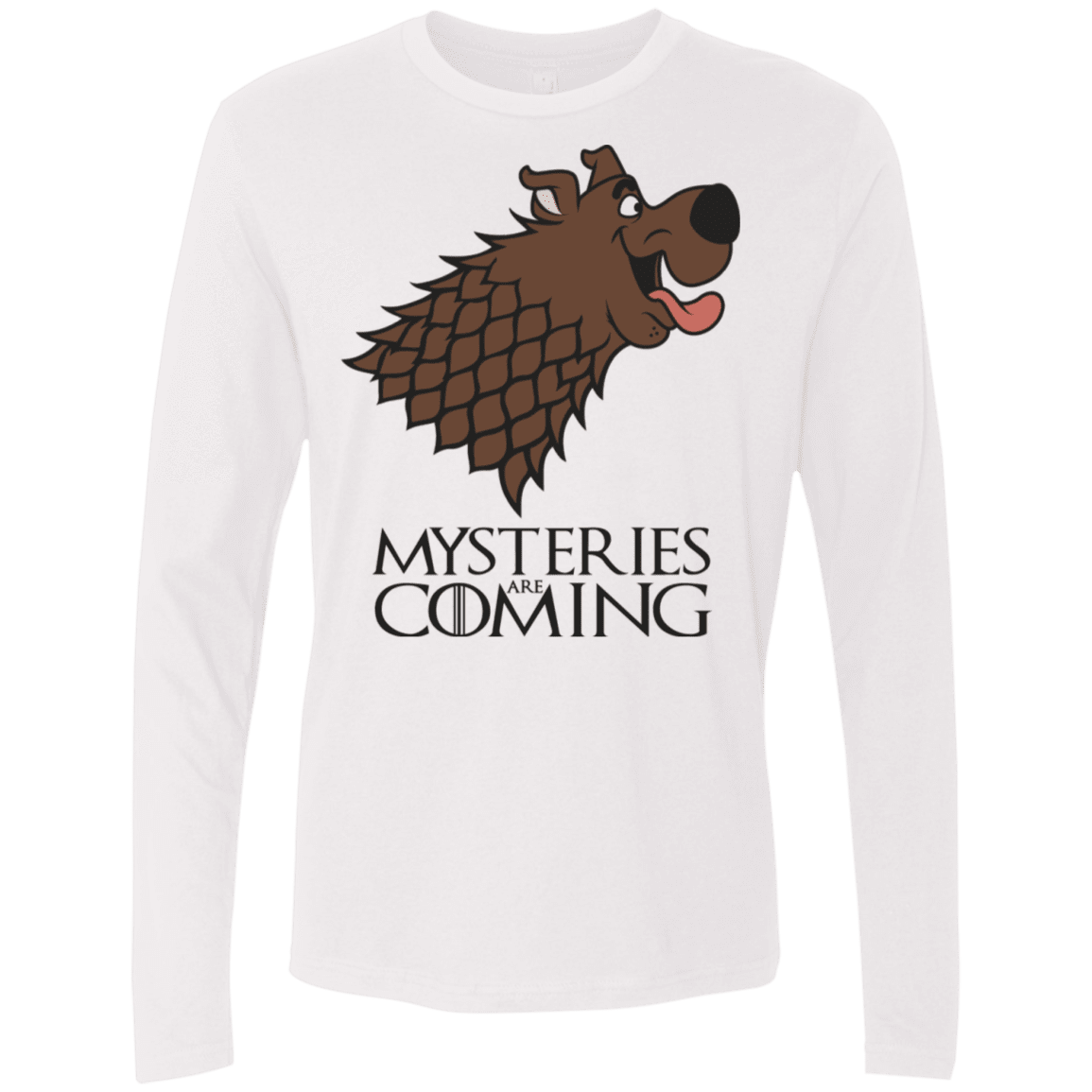 T-Shirts White / S Mysteries Are Coming Men's Premium Long Sleeve