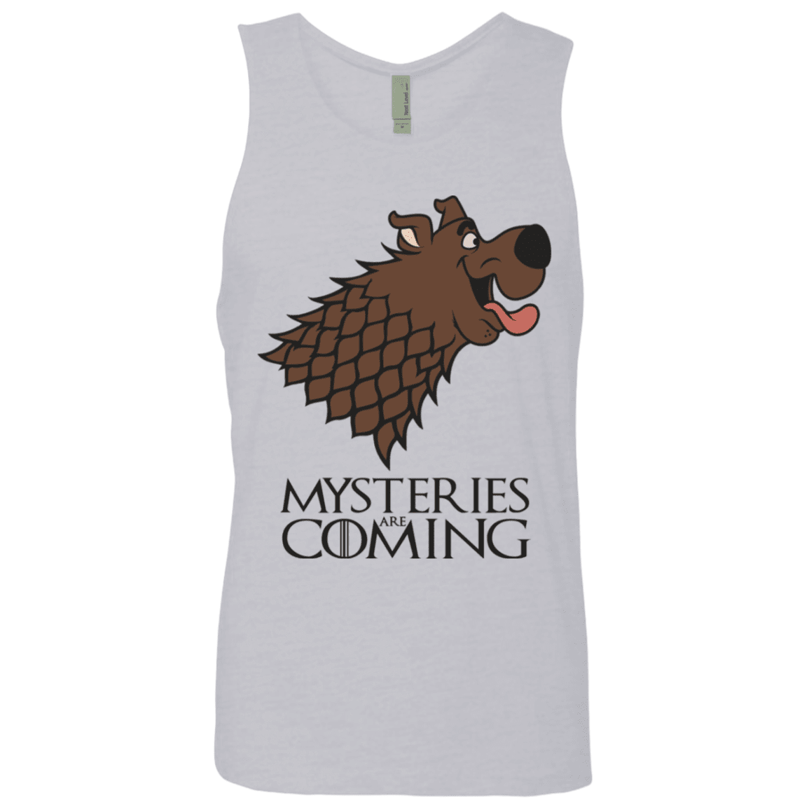 T-Shirts Heather Grey / S Mysteries Are Coming Men's Premium Tank Top