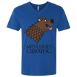 T-Shirts Royal / X-Small Mysteries Are Coming Men's Premium V-Neck