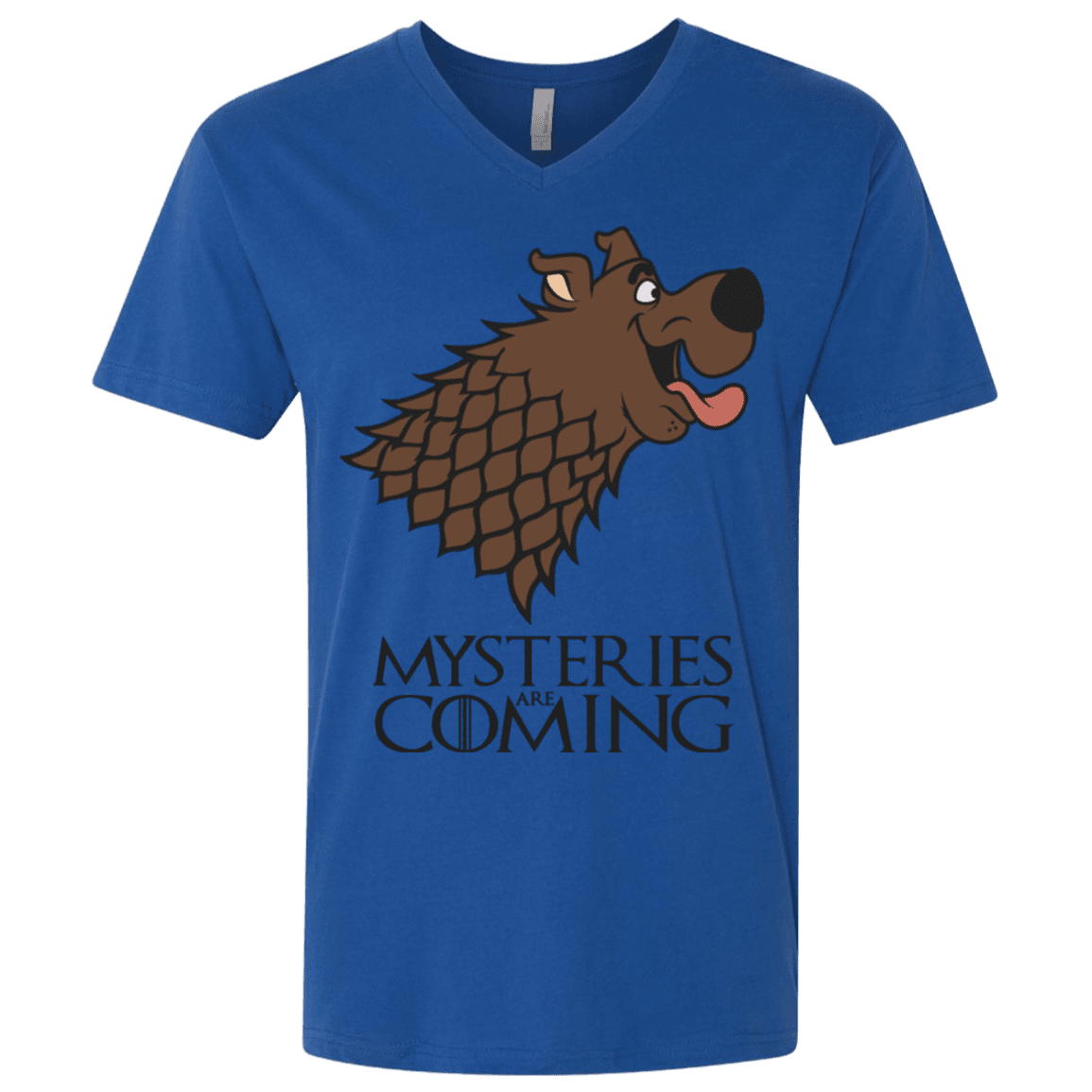 T-Shirts Royal / X-Small Mysteries Are Coming Men's Premium V-Neck