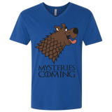 T-Shirts Royal / X-Small Mysteries Are Coming Men's Premium V-Neck