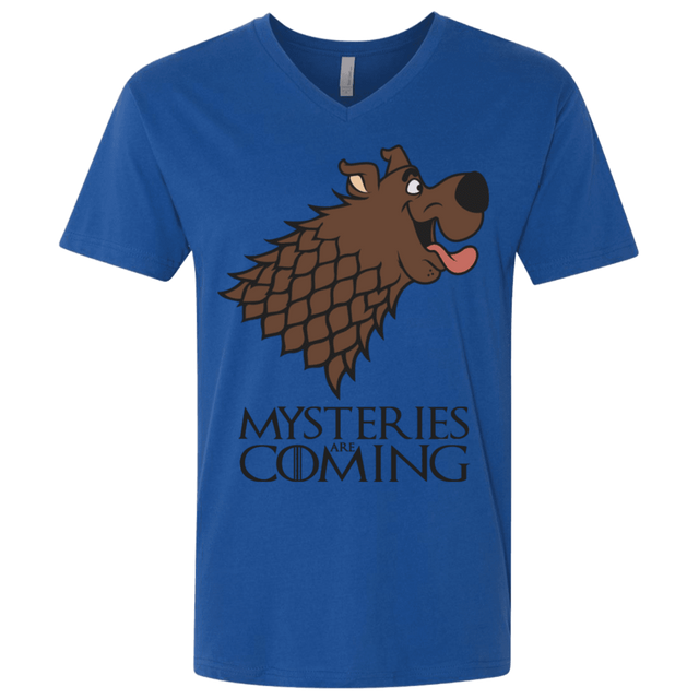 T-Shirts Royal / X-Small Mysteries Are Coming Men's Premium V-Neck