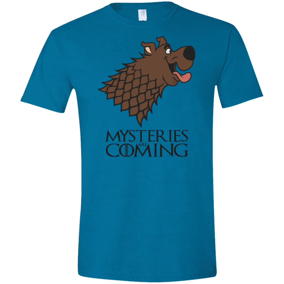 T-Shirts Antique Sapphire / S Mysteries Are Coming Men's Semi-Fitted Softstyle