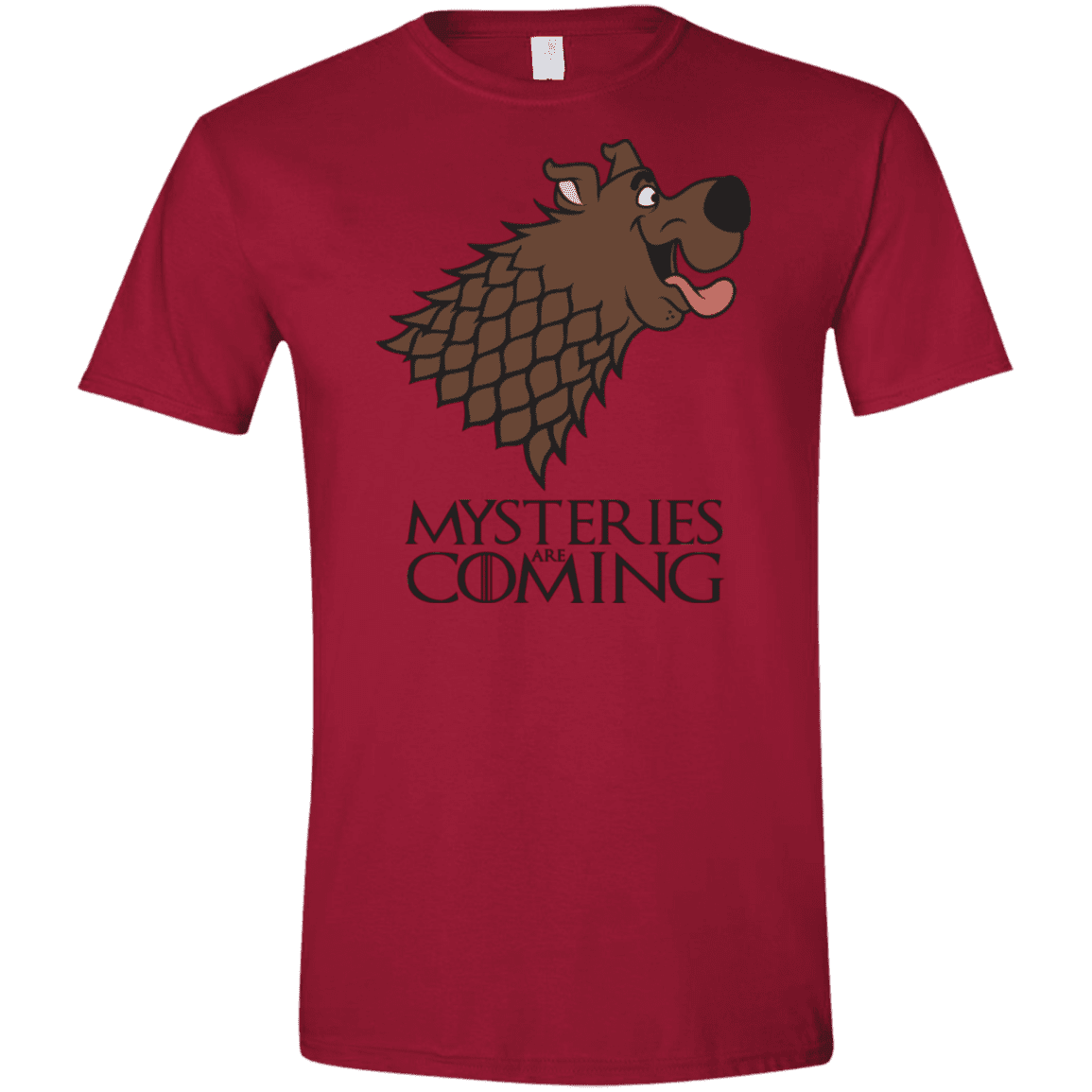 T-Shirts Cardinal Red / S Mysteries Are Coming Men's Semi-Fitted Softstyle