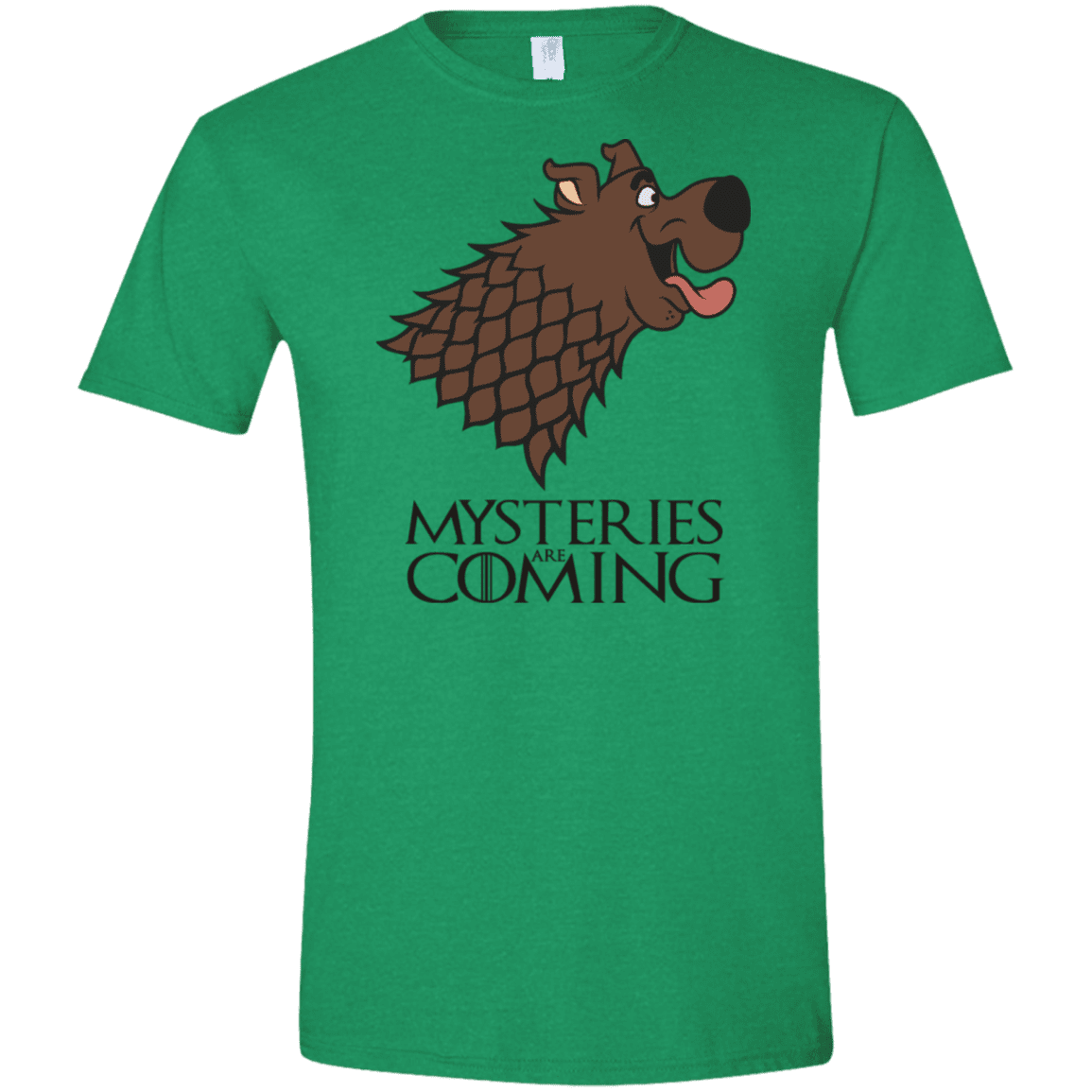 T-Shirts Heather Irish Green / M Mysteries Are Coming Men's Semi-Fitted Softstyle